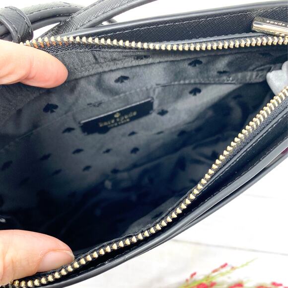 Kate Spade Rory Crossbody Purse in Black Multi Hearts k6176 - Picture 5 of 6